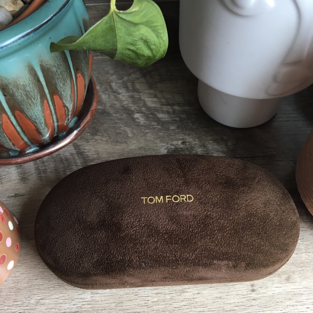 Tom Ford Sunglass Case and lens cloth